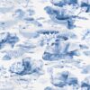 blue animal voile-sheer fabric from Beaumont Textiles