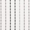 black-grey striped embroideried fabric from Beaumont Textiles
