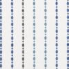blue striped embroideried fabric from Beaumont Textiles