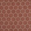 orange geometric jacquard fabric from Beaumont Textiles
