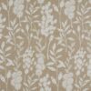 neutral botanical jacquard fabric from Beaumont Textiles