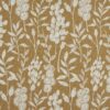 yellow botanical jacquard fabric from Beaumont Textiles