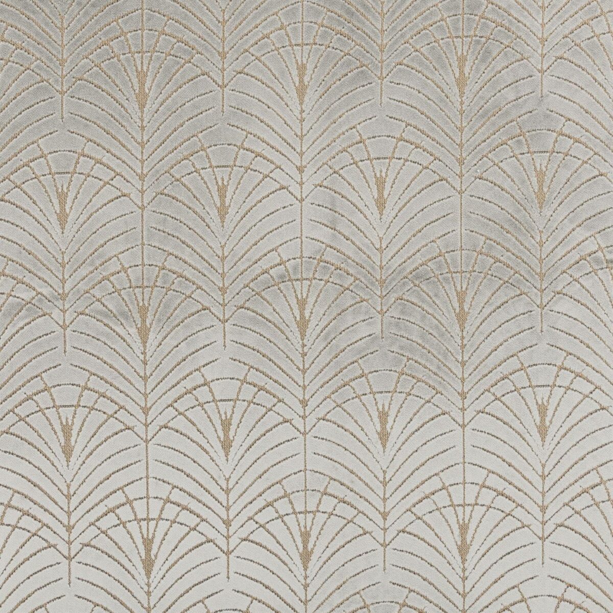 Luxor Fabric - Slate by black-grey geometric velvet-chenille fabric from Beaumont Textiles