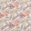 red botanical cotton fabric from Beaumont Textiles