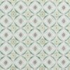 green geometric cotton fabric from Beaumont Textiles