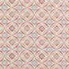 red geometric cotton fabric from Beaumont Textiles