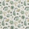green botanical cotton fabric from Beaumont Textiles