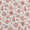 red botanical cotton fabric from Beaumont Textiles