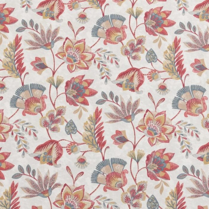 Lotus Fabric - Pomegranate swatch