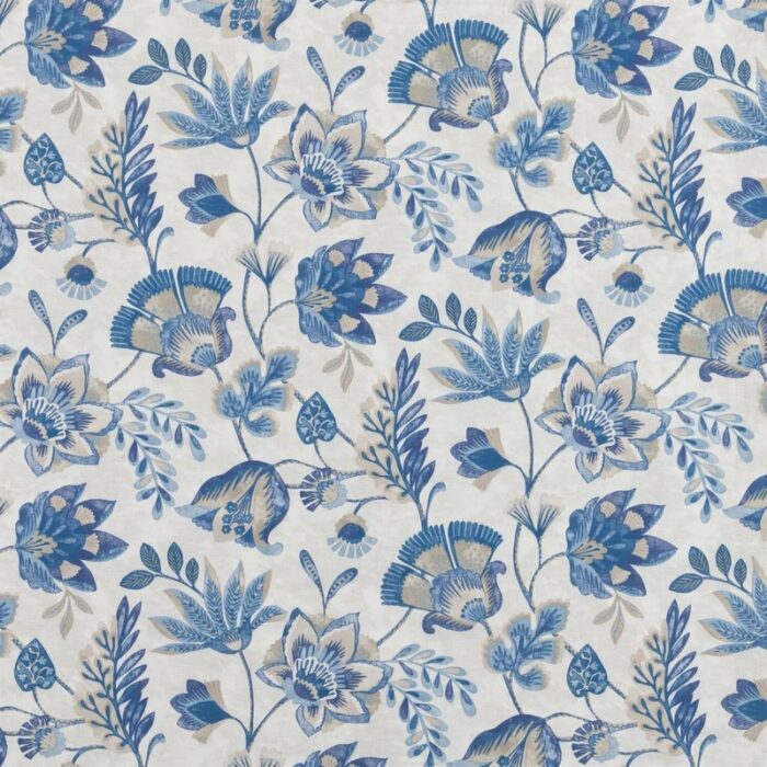 Lotus Fabric - Sapphire swatch