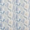 blue botanical printed fabric from Beaumont Textiles
