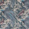 blue animal printed fabric from Beaumont Textiles