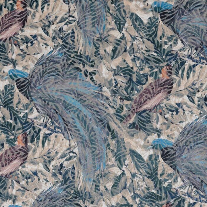 Raggiana Fabric - Lagoon swatch