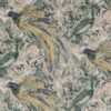 green animal printed fabric from Beaumont Textiles