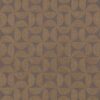 brown geometric embroideried fabric from Beaumont Textiles