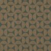 green geometric embroideried fabric from Beaumont Textiles