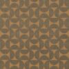 brown geometric embroideried fabric from Beaumont Textiles