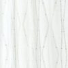 white geometric embroideried fabric from Beaumont Textiles