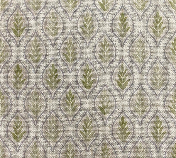 green botanical printed fabric from Art of the Loom