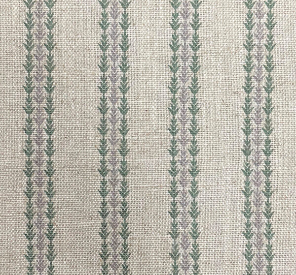 green striped printed fabric from Art of the Loom