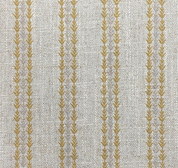 Stripe Fabric - Colour 5 by yellow striped printed fabric from Art of the Loom
