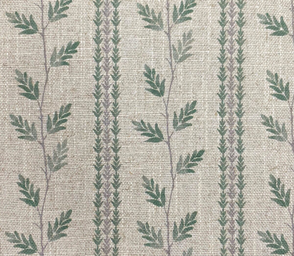 green striped printed fabric from Art of the Loom