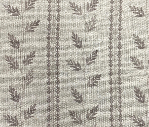 brown striped printed fabric from Art of the Loom