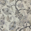 black-grey botanical printed fabric from Art of the Loom