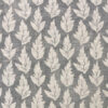black-grey botanical printed fabric from Art of the Loom