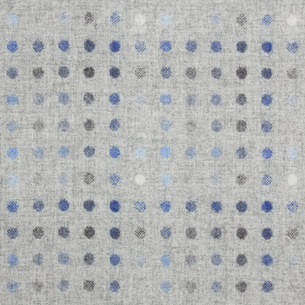 Multispot Fabric - Silver / Denim by Multispot Fabric - Silver / Denim from