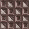 purple checked wallpaper from christian lacroix