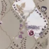 brown botanical wallpaper from christian lacroix