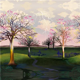 Avant Le Mistral Wallpaper - Cypres by Avant Le Mistral Wallpaper - Cypres from