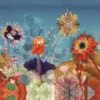 multicolour botanical wallpaper from christian lacroix
