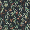 blue botanical embroideried fabric from Romo