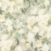 orange botanical linen fabric from Romo