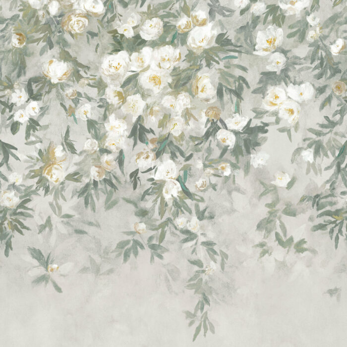 Ottavia Mural Wallpaper - Lichen swatch