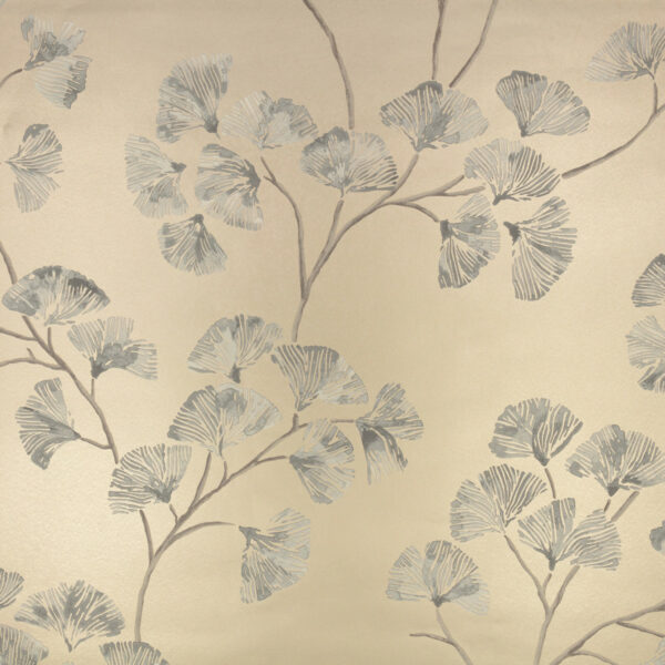 yellow botanical wallpaper from romo