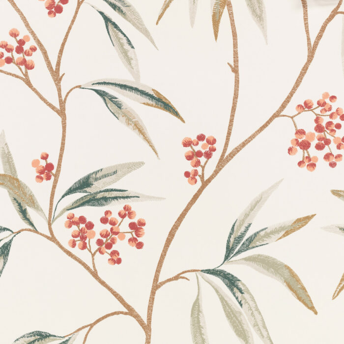 Mima Wallpaper - Bayberry swatch