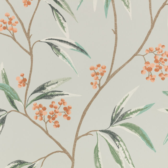 Mima Wallpaper - Lovat swatch