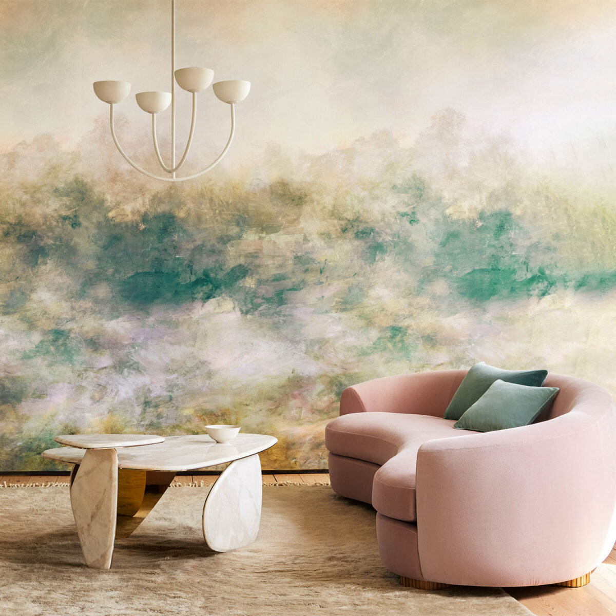 Cielo Mural Wallpaper - Heather by Cielo Mural Wallpaper - Heather from