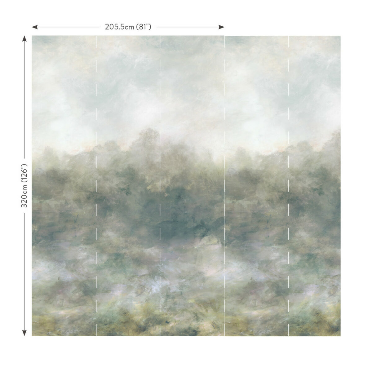 Cielo Mural Wallpaper - Heather by Cielo Mural Wallpaper - Heather from