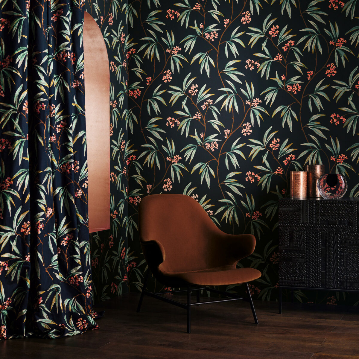 Mima Wallpaper - Ebony by Mima Wallpaper - Ebony from