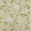 neutral botanical wallpaper from colefax & fowler