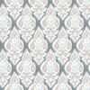 black-grey traditional cotton fabric from Chess