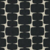black-grey contemporary printed fabric from Scion