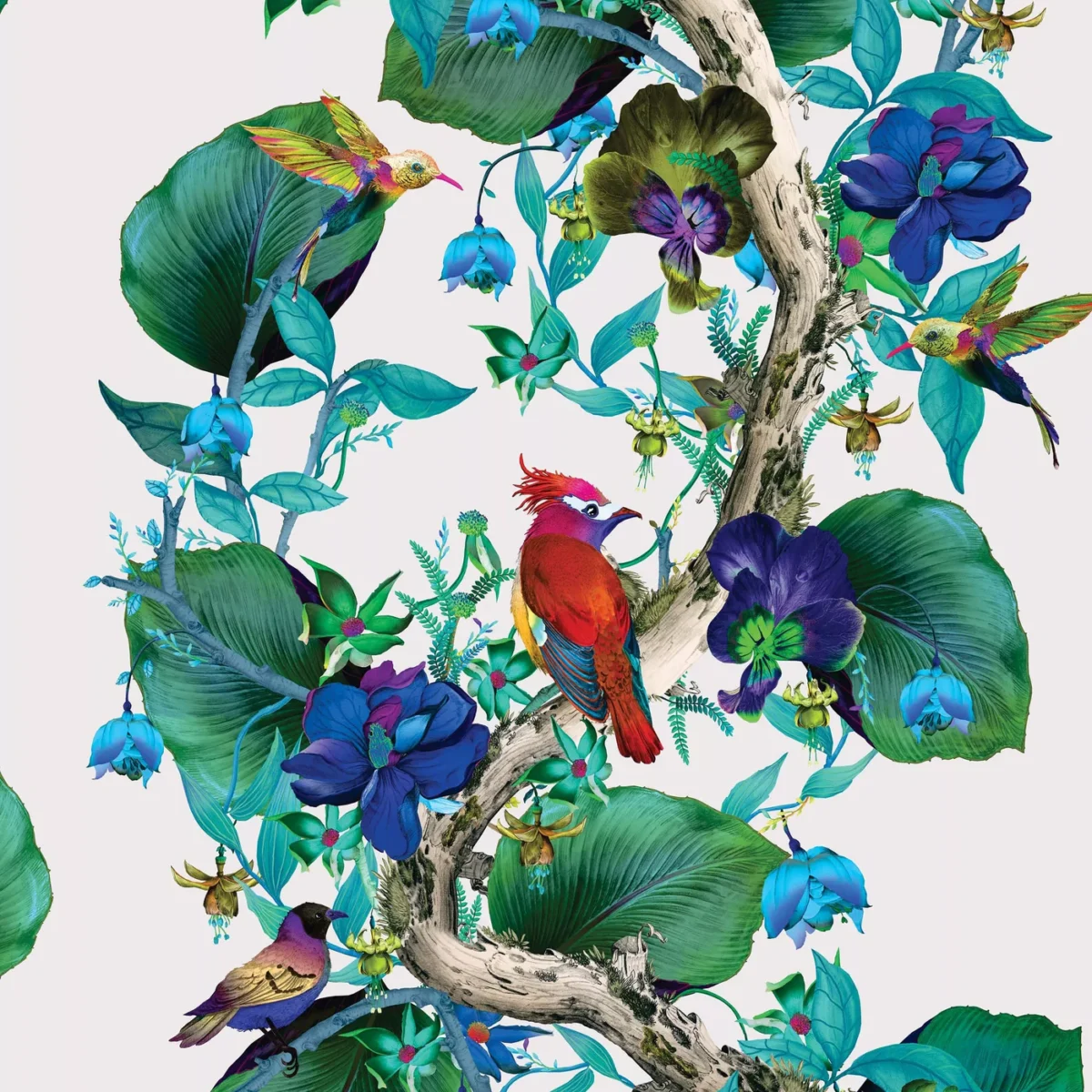 Rain Forest Wallpaper - Emerald by Rain Forest Wallpaper - Emerald from