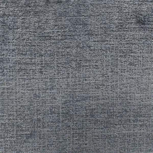 blue plain velvet-chenille fabric from Fibre Naturelle