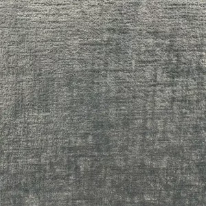 black-grey plain velvet-chenille fabric from Fibre Naturelle