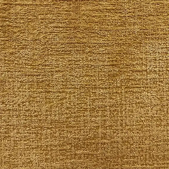 Llama Fabric - Desert by yellow plain velvet-chenille fabric from Fibre Naturelle